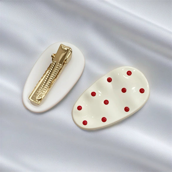 Women's Plastic Resin Handmade Duckbill Clip Hairpin Sweet Candy Color Cute Headwear