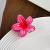 Women's Plastic Resin Handmade Egg Flower Hair Clip