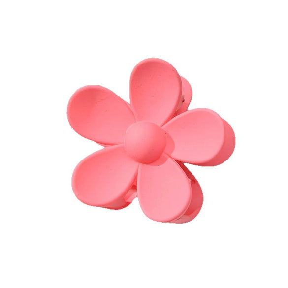 Women's Plastic Resin Handmade Flower Grab Clip Hair Accessories