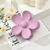 Women's Plastic Resin Handmade Flower Grab Clip Hair Accessories