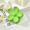 Women's Plastic Resin Handmade Flower Grab Clip Hair Accessories
