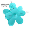 Women's Plastic Resin Handmade Flower Grab Clip Hair Accessories