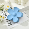 Women's Plastic Resin Handmade Flower Grab Clip Hair Accessories