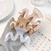 Women's Plastic Resin Handmade Geometric Mshaped Wave Hair Grab Clip Hair Accessories