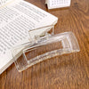 Women's Plastic Resin Handmade Geometric Semicircular Hollow Grab Hair Clip