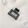 Women's Plastic Resin Handmade Geometric Semicircular Hollow Grab Hair Clip