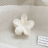 Women's Plastic Resin Handmade Little Fresh Style Plants Flowers Hair Grab Clip