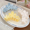 Women's Plastic Resin Handmade Little Fresh Style Plants Flowers Hair Grab Clip