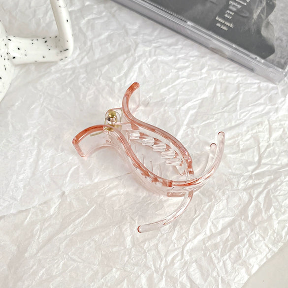 Women's Plastic Resin Handmade Popular Style High Ponytail Small Grasp Hair Clip
