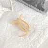 Women's Plastic Resin Handmade Popular Style High Ponytail Small Grasp Hair Clip