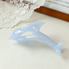 Women's Plastic Resin Handmade Simple Style Disc Dolphin Shark Hair Clamps And Hairpins