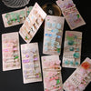 Women's Plastic Resin Handmade Sweet Flower Duckbill Clip Hair Accessory