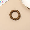 Women's Plastic Resin Handmade Telephone Line Hair Band High Elastic Hair Rope