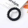 Women's Plastic Resin Handmade Telephone Line Hair Band High Elastic Hair Rope