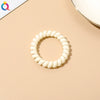 Women's Plastic Resin Handmade Telephone Line Hair Band High Elastic Hair Rope