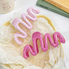 Women's Plastic Resin Handmade Wave Geometric Hair Accessories Grab Clip