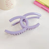 Women's Plastic Resin Handmade Wave Geometric Hair Accessories Grab Clip