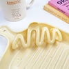 Women's Plastic Resin Handmade Wave Geometric Hair Accessories Grab Clip