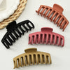 Women's Plastic Resin Shark Clip Handmade Simple Geometric Hairpin
