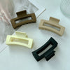 Women's Plastic Resin Shark Clip Handmade Simple Geometric Hairpin