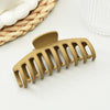 Women's Plastic Resin Shark Clip Handmade Simple Geometric Hairpin