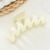 Women's Plastic Resin Shark Clip Handmade Simple Hairpin Hair Accessories