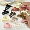 Women's Plastic Resin Shark Clip Handmade Simple Hairpin Hair Accessories