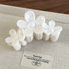 Women's Plastic Resin Starfish Egg Flower Baking Paint Gripper Hair Clip