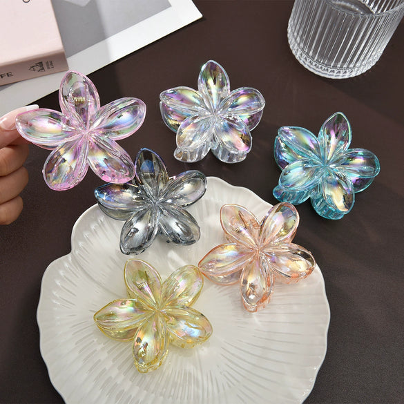 Women's Plumeria Hairpin Simple Style Electroplating Process