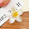 Women's Plumeria Hairpin Simple Style Electroplating Process