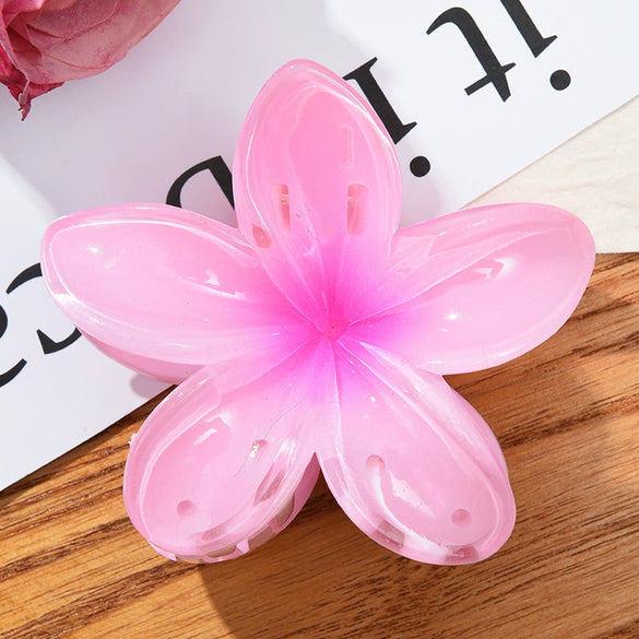 Women's Plumeria Hairpin Simple Style Electroplating Process