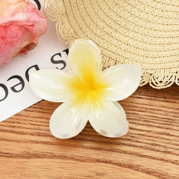 Women's Plumeria Hairpin Simple Style Electroplating Process