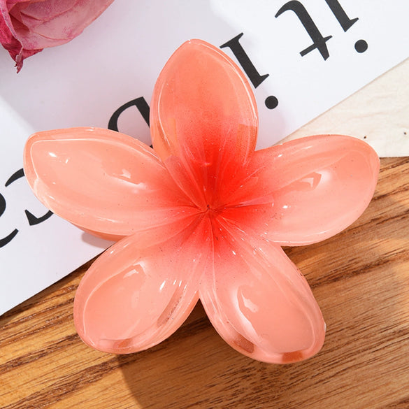 Women's Plumeria Hairpin Simple Style Electroplating Process