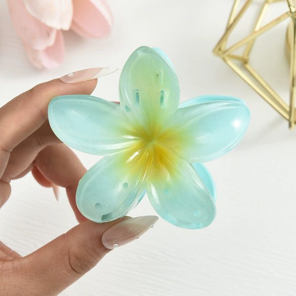 Women's Plumeria Hairpin Simple Style Electroplating Process