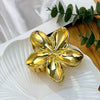 Women's Plumeria Hairpin Simple Style Electroplating Process