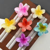 Women's Plumeria Hairpin Simple Style Electroplating Process