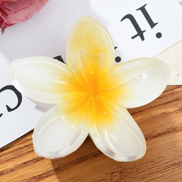 Women's Plumeria Hairpin Simple Style Electroplating Process