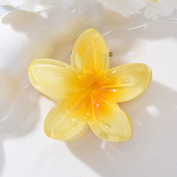 Women's Plumeria Hairpin Simple Style Electroplating Process
