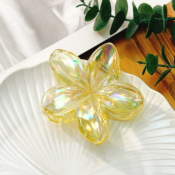 Women's Plumeria Hairpin Simple Style Electroplating Process