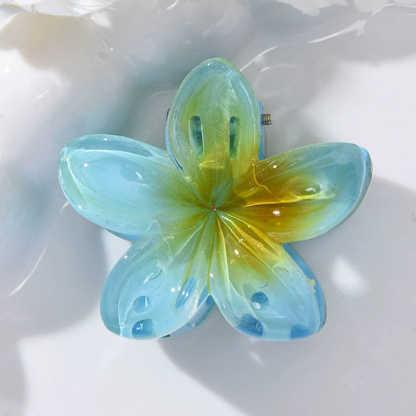 Women's Plumeria Hairpin Simple Style Electroplating Process