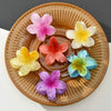 Women's Plumeria Hairpin Simple Style Electroplating Process