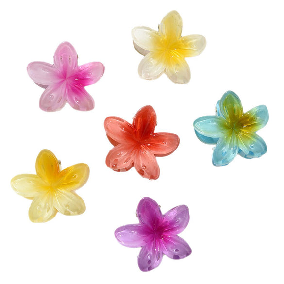 Women's Plumeria Hairpin Simple Style Electroplating Process