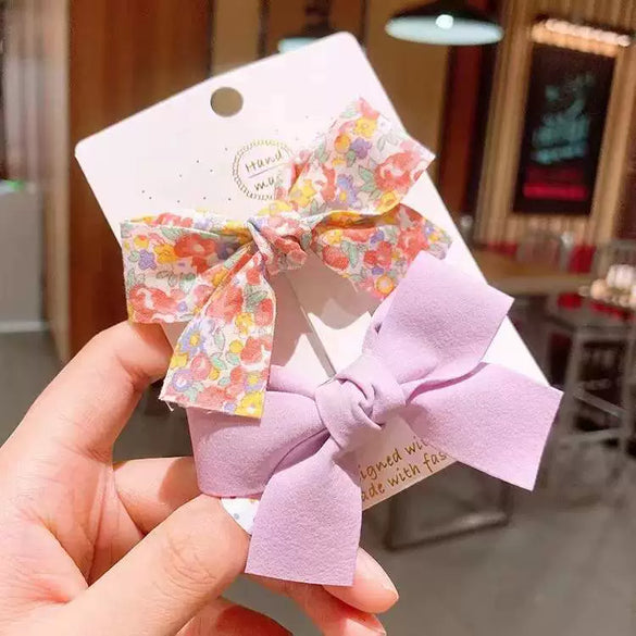 Women's Plush Cloth Handmade Fashion Ol Style Side Clip Hairpin