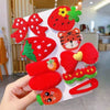 Women's Plush Cloth Handmade Fashion Ol Style Side Clip Hairpin