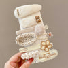 Women's Plush Fabric Handmade Side Bangs Hairpin
