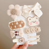 Women's Plush Fabric Handmade Side Bangs Hairpin