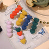 Women's Plush Heartshaped Handmade Hair Clip