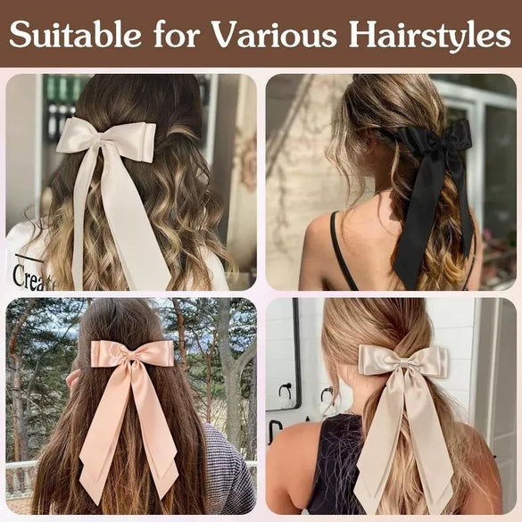Women's Polyester Handmade Bow Hair Clips