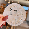 Women's Popular Oneweek Earrings Set Alloy Imitation Pearl Simple Dot Diamond Geometric Electroplated Design
