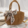 Women's Printed Polyester Silk Feel Streamer Scarf Thin Long Strip Hair Tie Elegant Versatile Hairband Suit Scarf